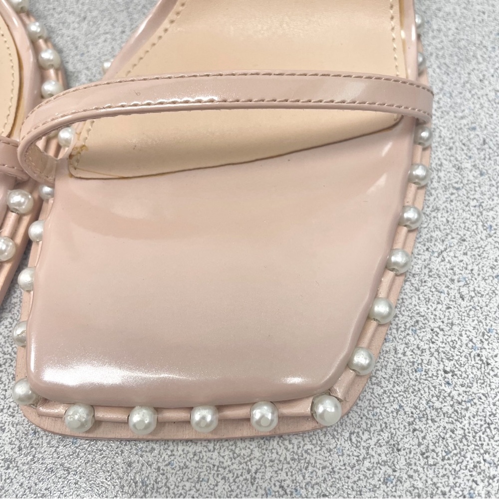 Steve Madden Zelle Pearl Sandal in Blush 9 - Picture 4 of 9